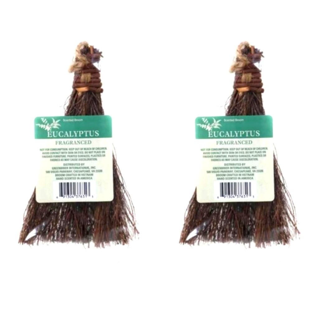 Eucalyptus Scented Decor Broom 6x4 in Cozy Teacher Modest Farm Cottage Copy 🇺🇦